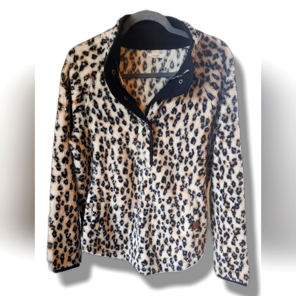 Maurices leopard sherpa